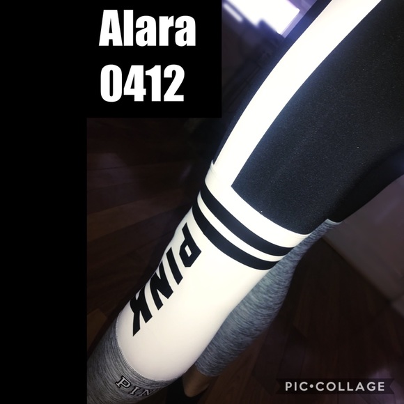 VS PINK ULTIMATE BONDED CROP LEGGINGS XS LIMTED ED - Picture 5 of 8